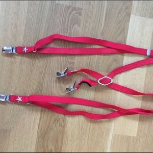 Red suspenders